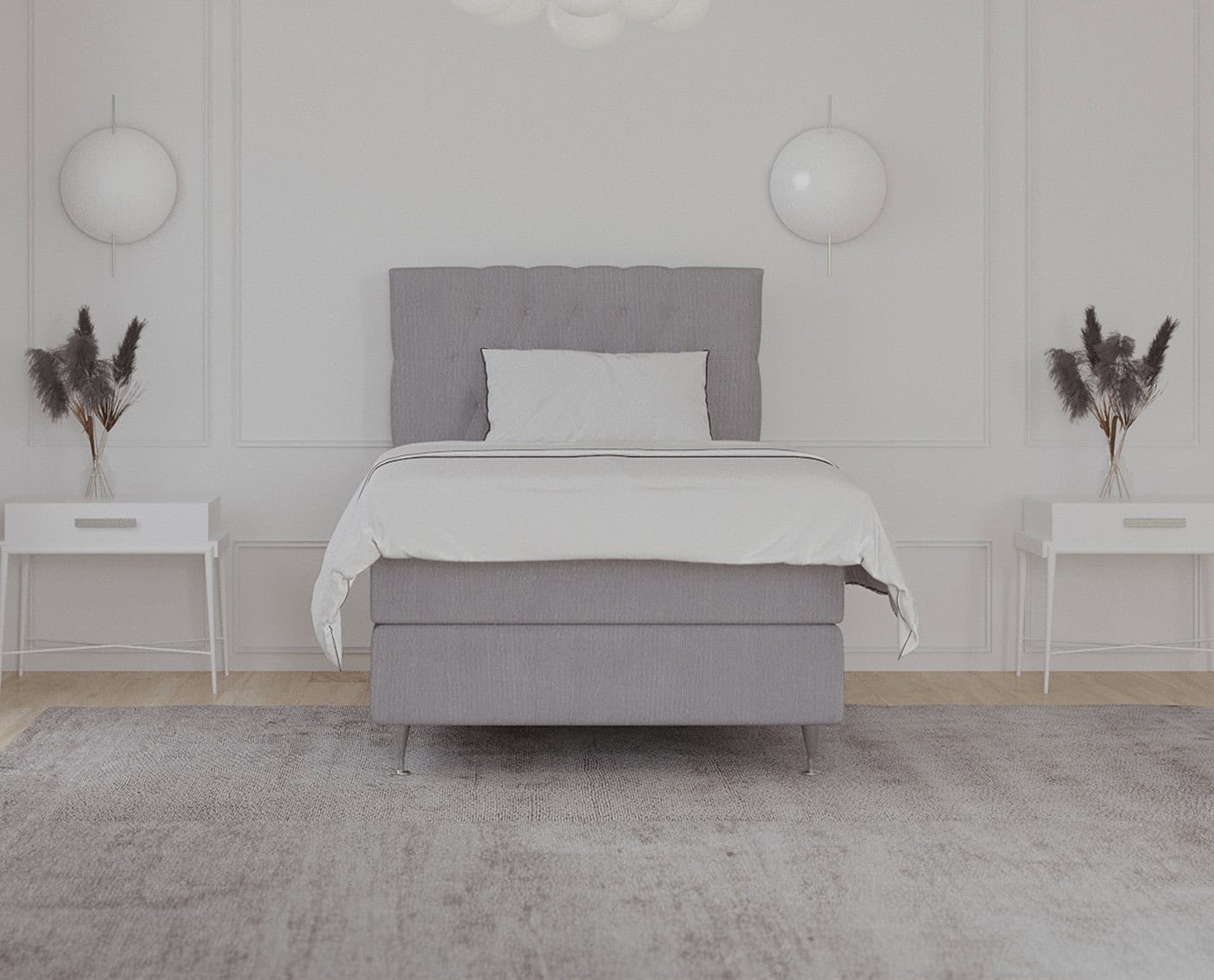 Unik håndbygget seng i Skandinavisk stil med fokus på funktion og æstetik, speciallavet af SengeSnedkeren til den moderne sovekabine.